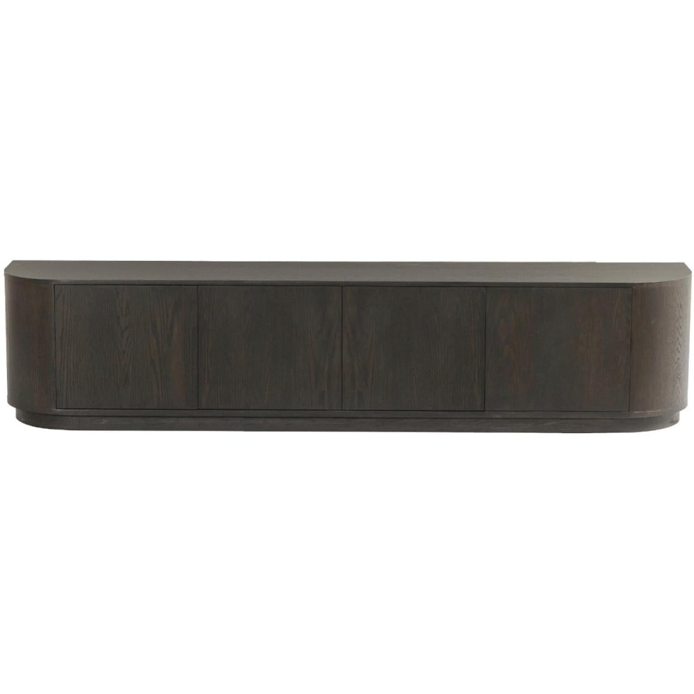 Livingfurn Sideboard Novero 220cm, Dunkelbraun - Holz