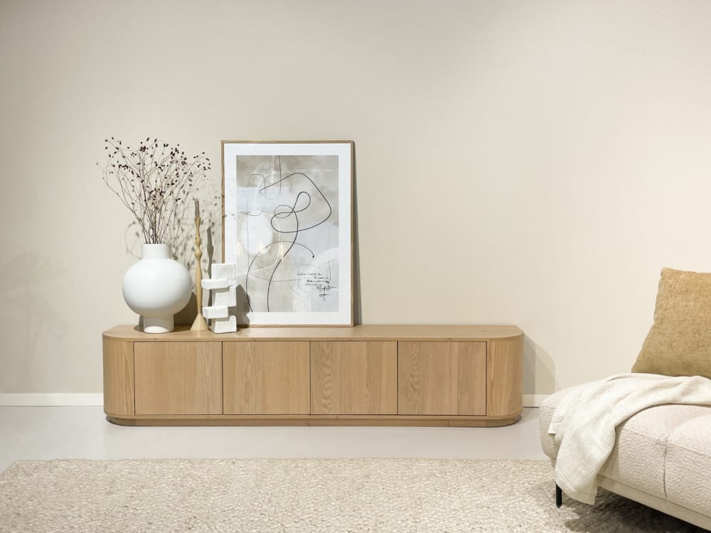 Sideboard Novero 220cm, Hellbraun - Maisons Du Monde
