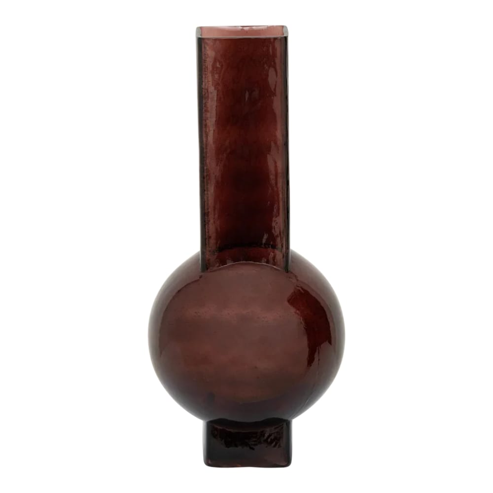 Urban Nature Culture Vase aus Glas braun Ø 16 * 36.5 cm - Glas
