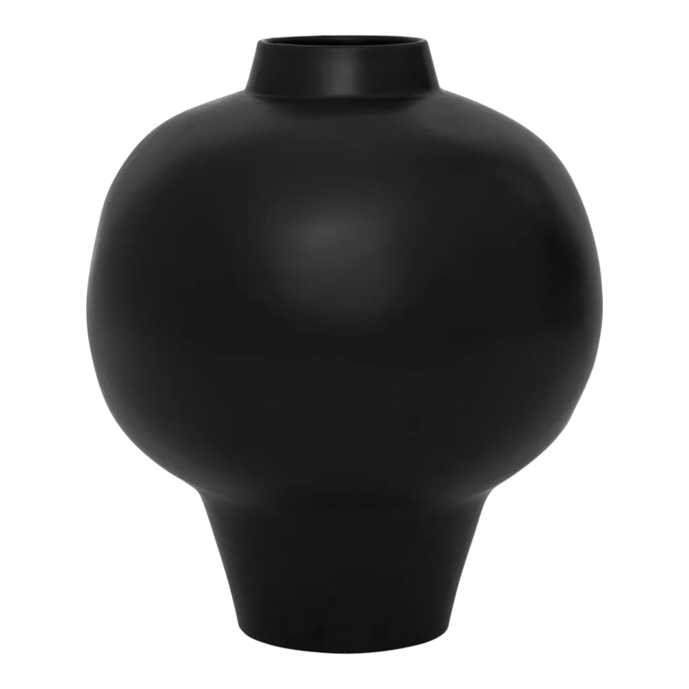 Urban Nature Culture Vase aus Keramik schwarz Ø 34 * 40 cm - Keramik