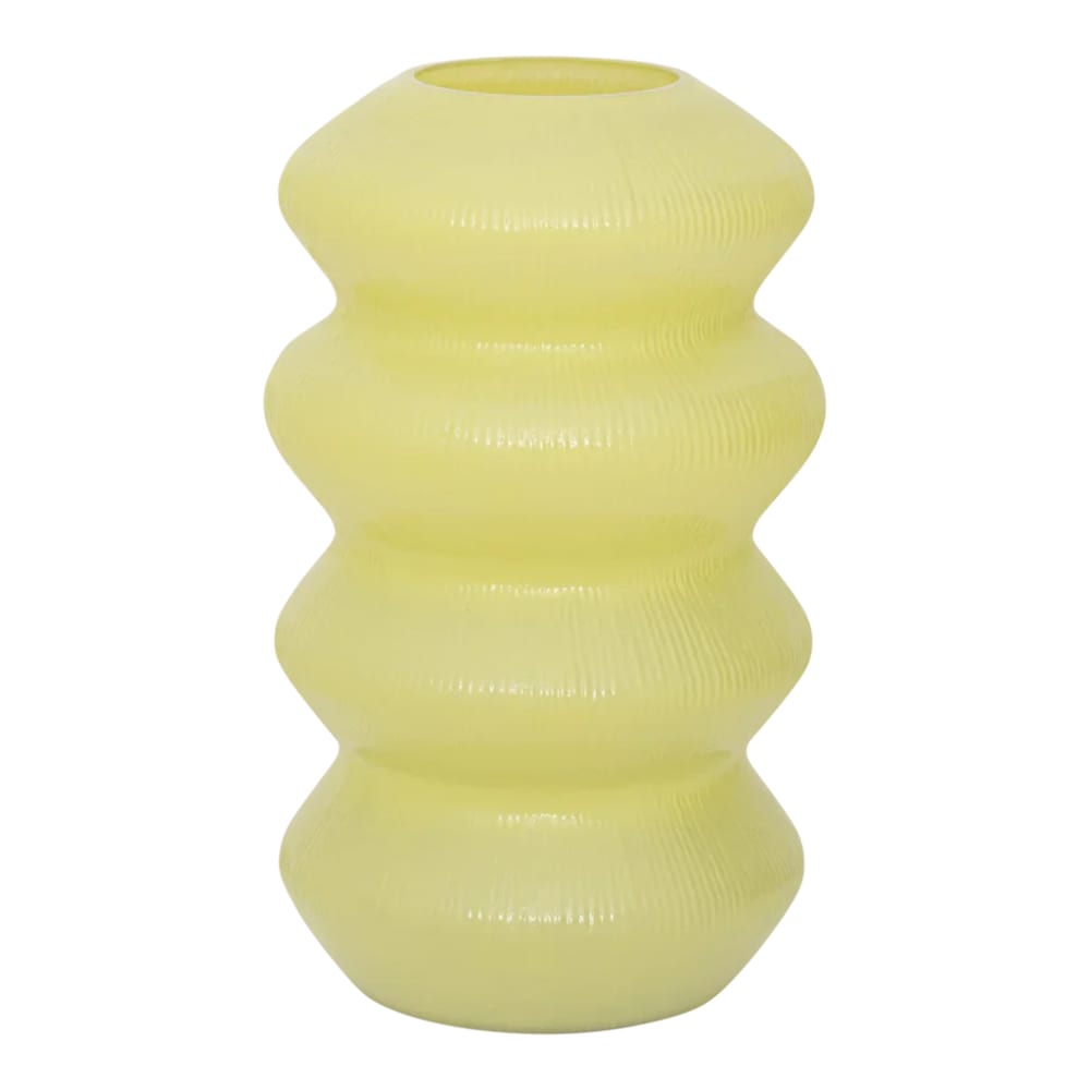 Urban Nature Culture Vase aus Glas grün 15.5 * 29 cm - Glas