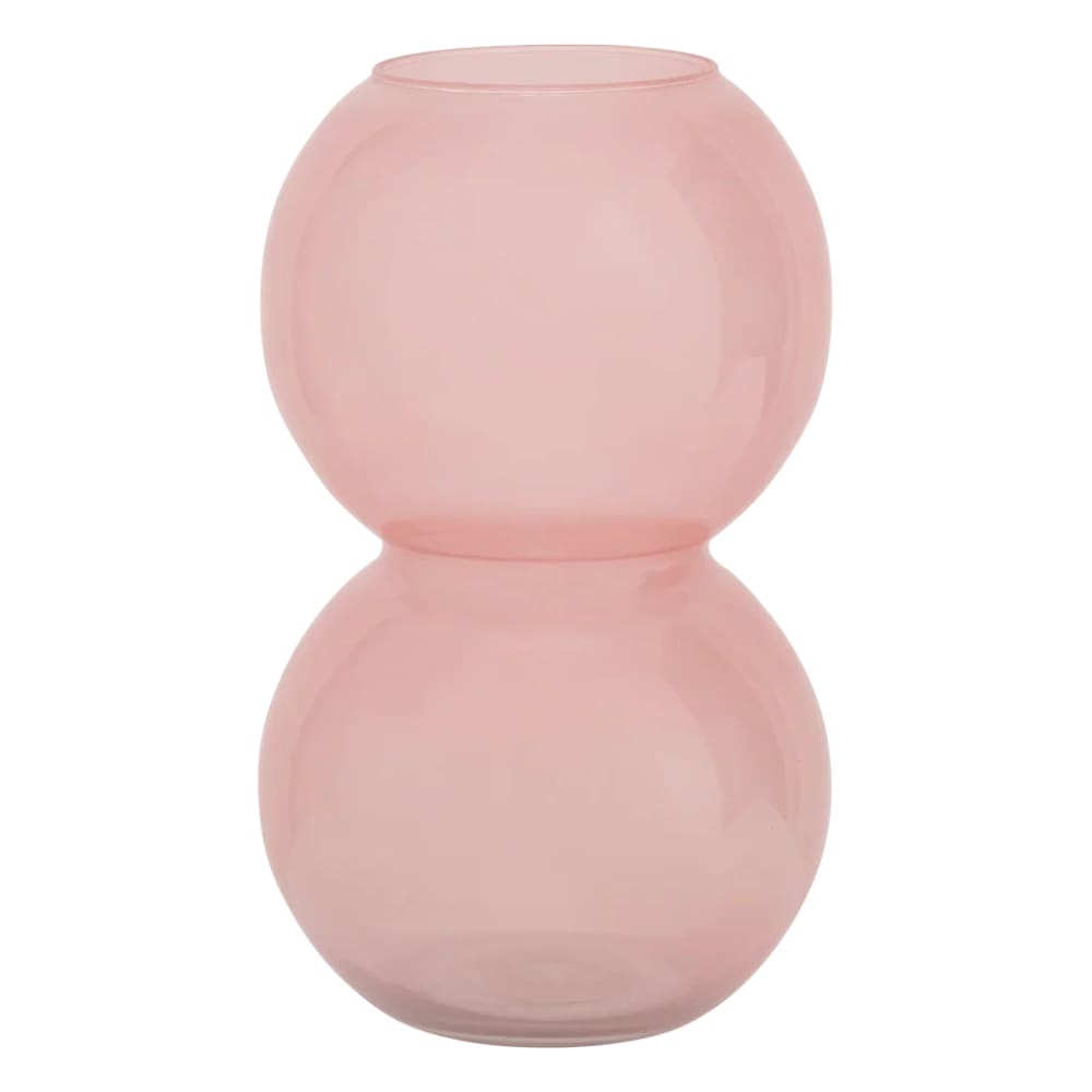 Urban Nature Culture Vase aus Glas rosa Ø 16.2 * 27 cm - Glas
