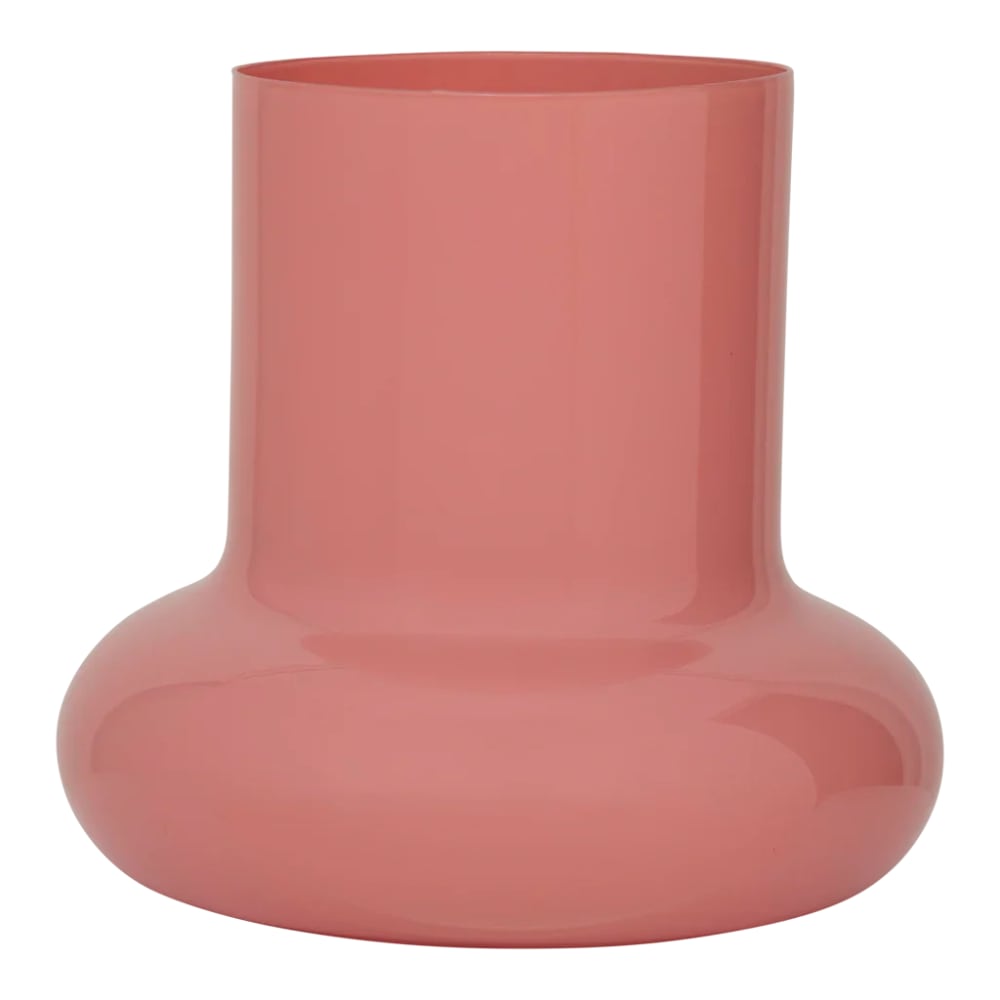Urban Nature Culture Vase aus Glas rosa Ø 27.5 * 25 cm - Glas