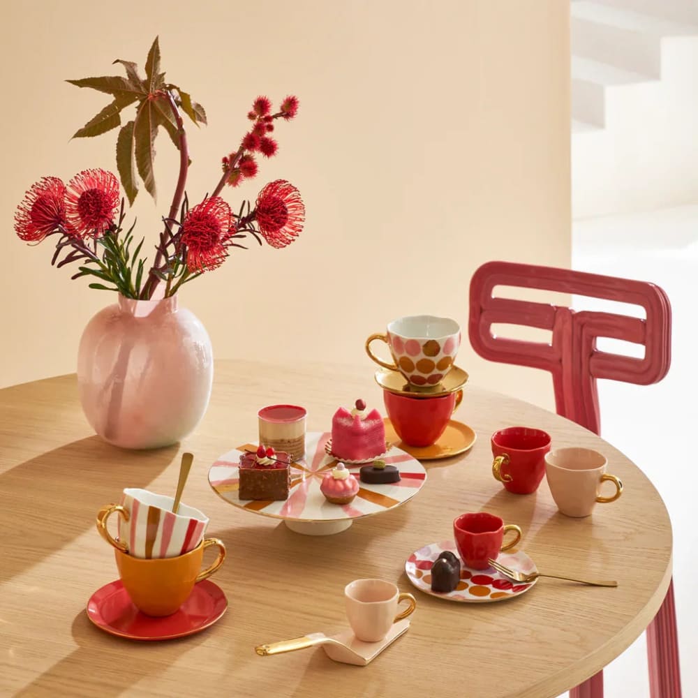 Vase aus Glas rosa 19 * 19 * 20 cm - Maisons Du Monde