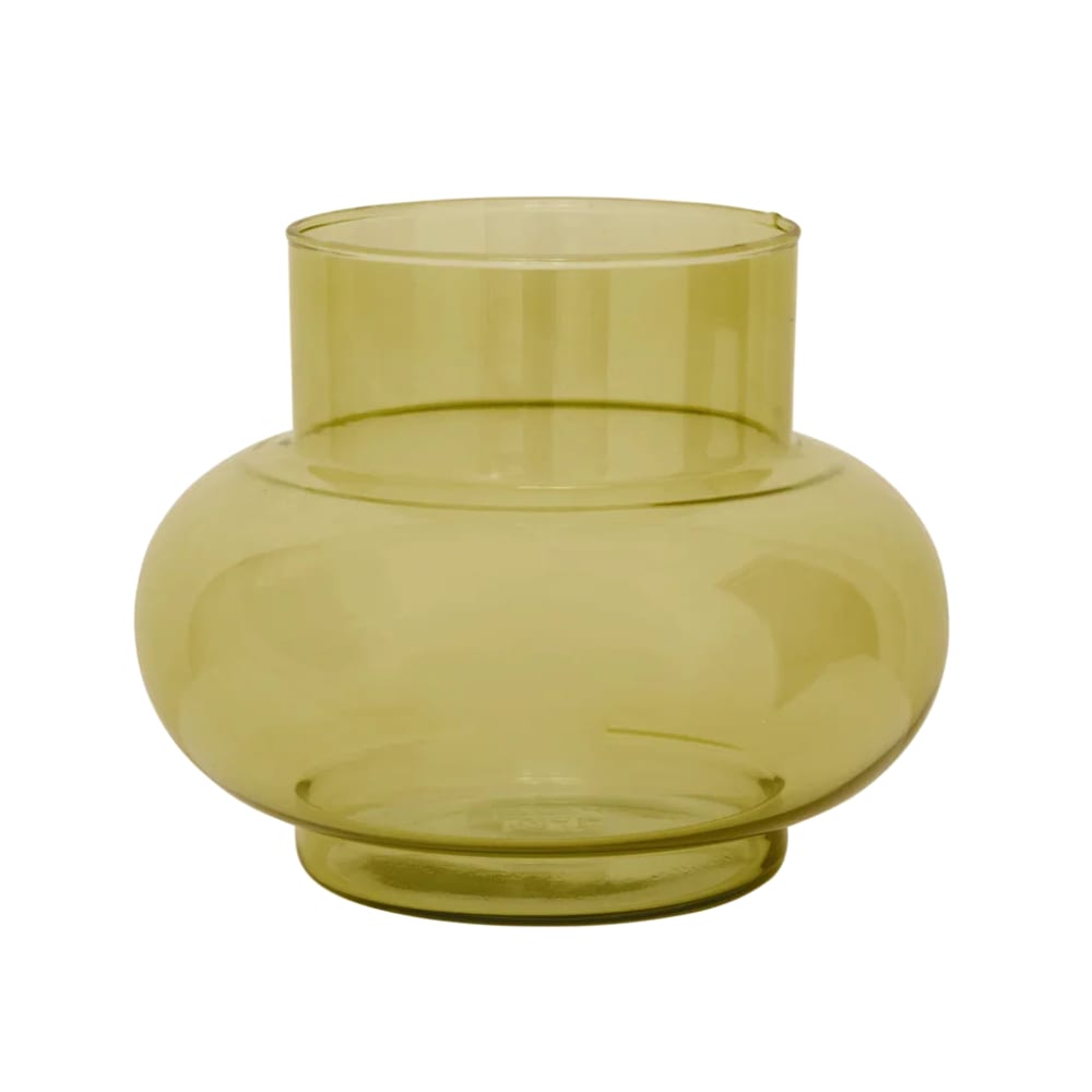 Urban Nature Culture Vase aus Glas grün 22 * 13.5 * 17.5 cm - Glas