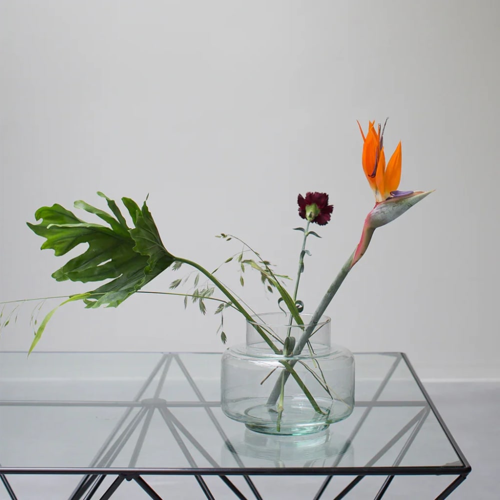 Vase aus Glas transparent Ø22 * 18 cm - Maisons Du Monde