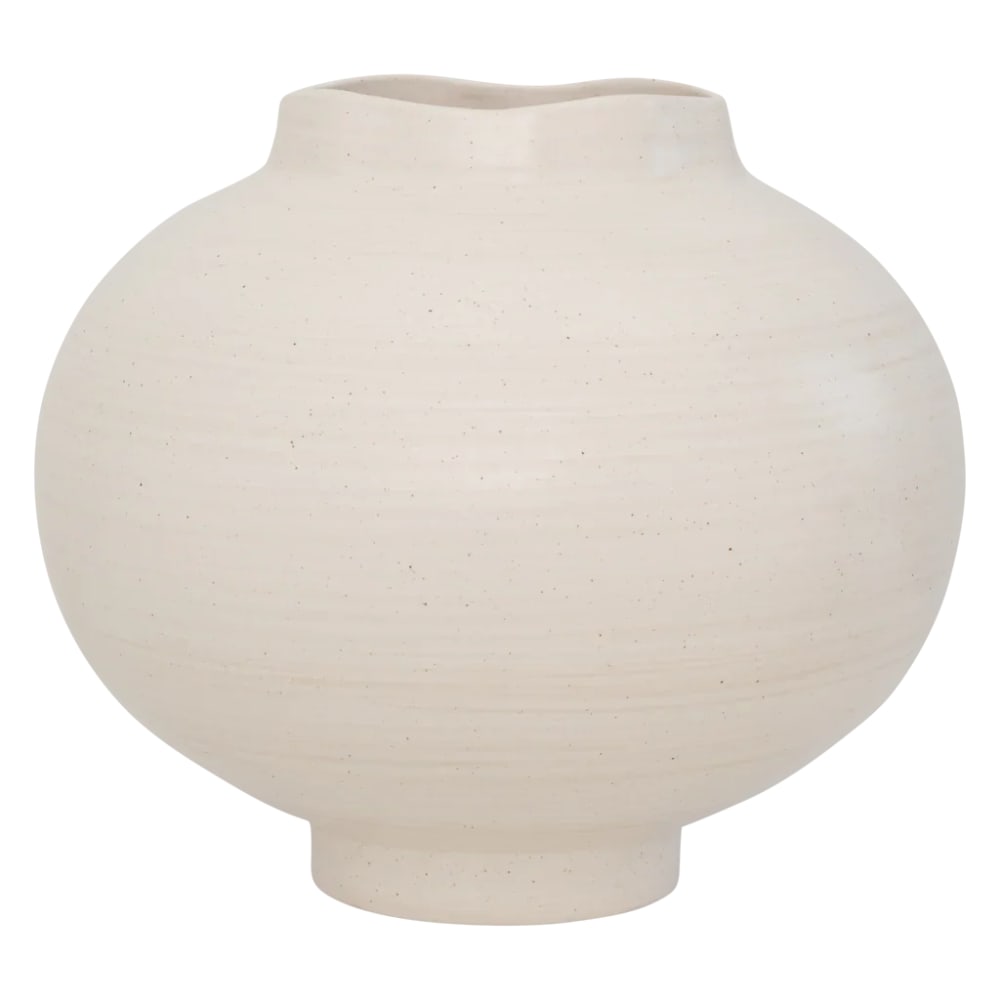 Urban Nature Culture Vase aus Keramik weiß Ø 31 * 27 cm - Keramik