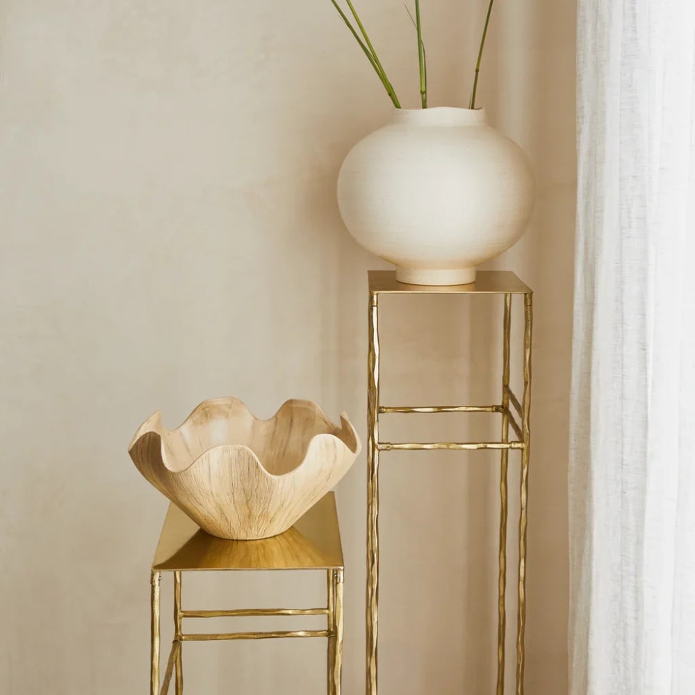 Vase aus Keramik weiß Ø 31 * 27 cm - Maisons Du Monde