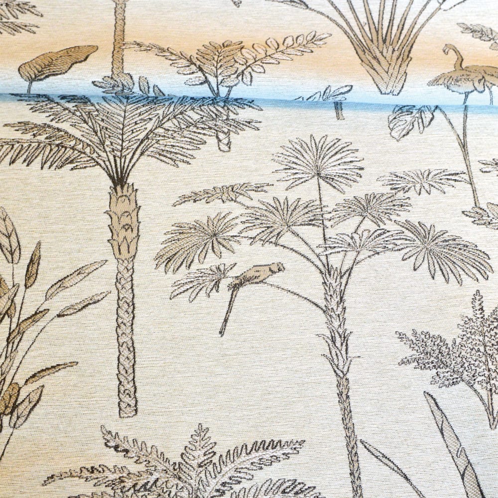 Dekostoff mit Pflanzen- und Vogelmotiven - Maisons Du Monde
