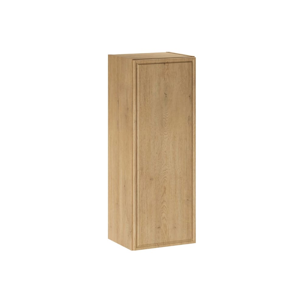 Petits meubles Halbsäule 1 Tür Laminierte Platten Holz Braun Spanplatte