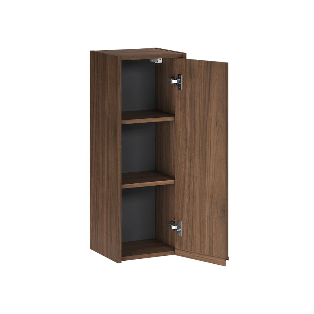 Halbsäule 1 Tür Schichtpressplatten Dunkles Holz - Maisons Du