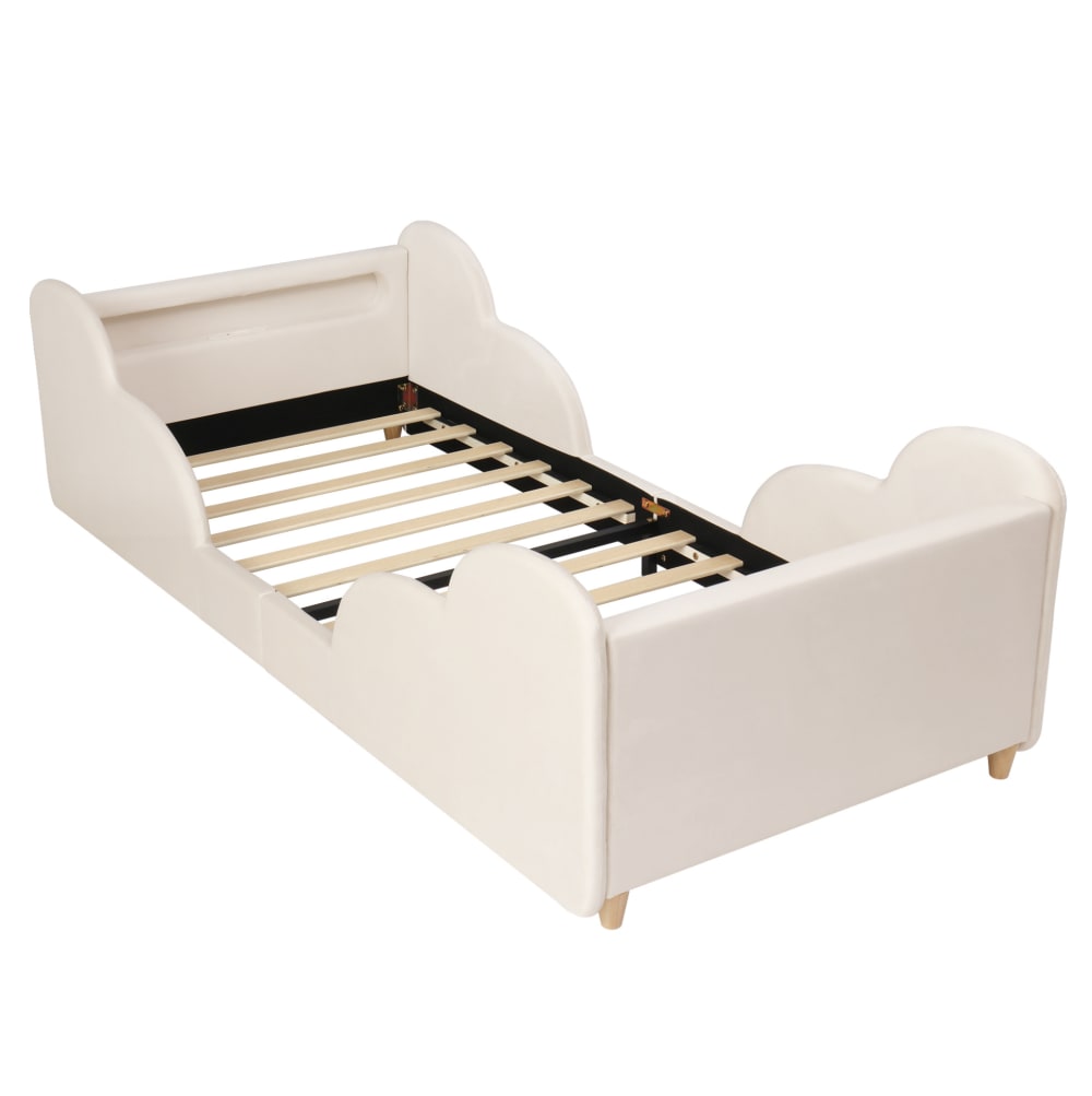 Lit enfant en velours