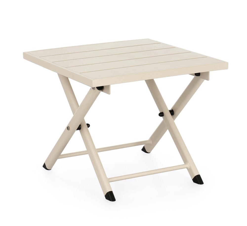 Table pliante en aluminium
