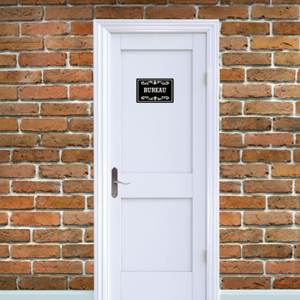 Plaque de porte en métal bureau — vue 3