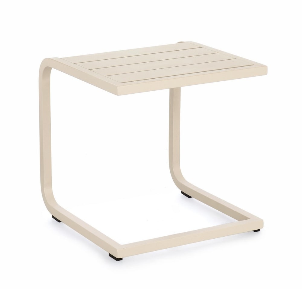 Table basse en aluminium