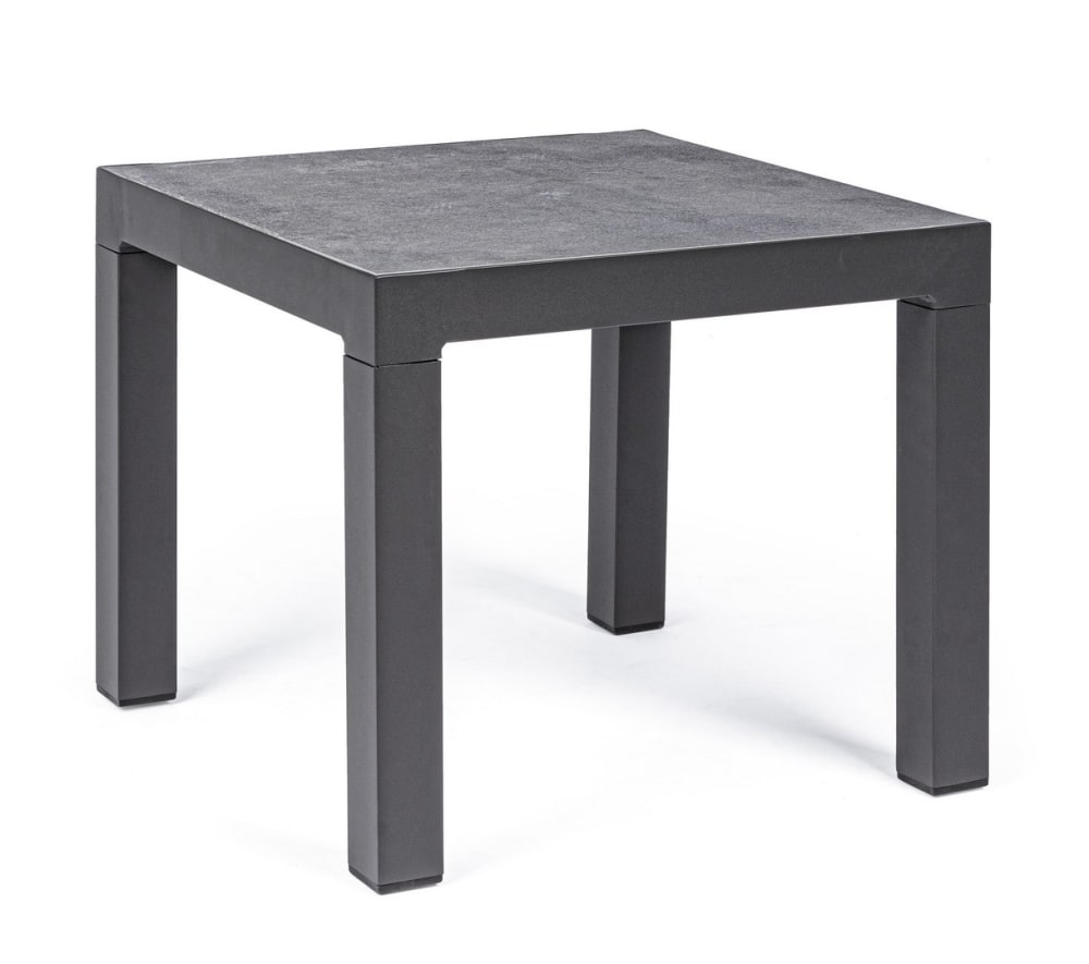 Table basse en aluminium - plateau