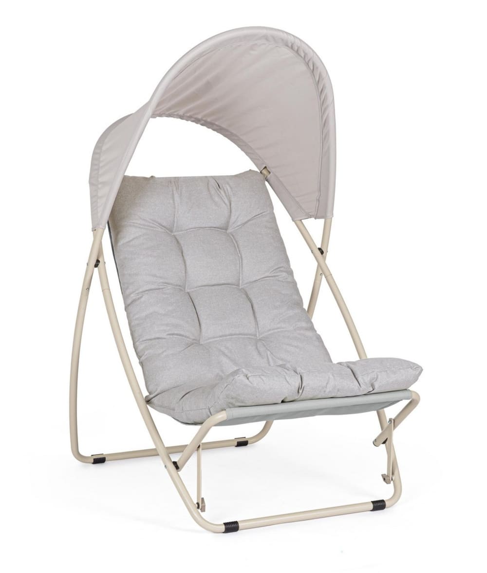 fauteuil lounge en acier