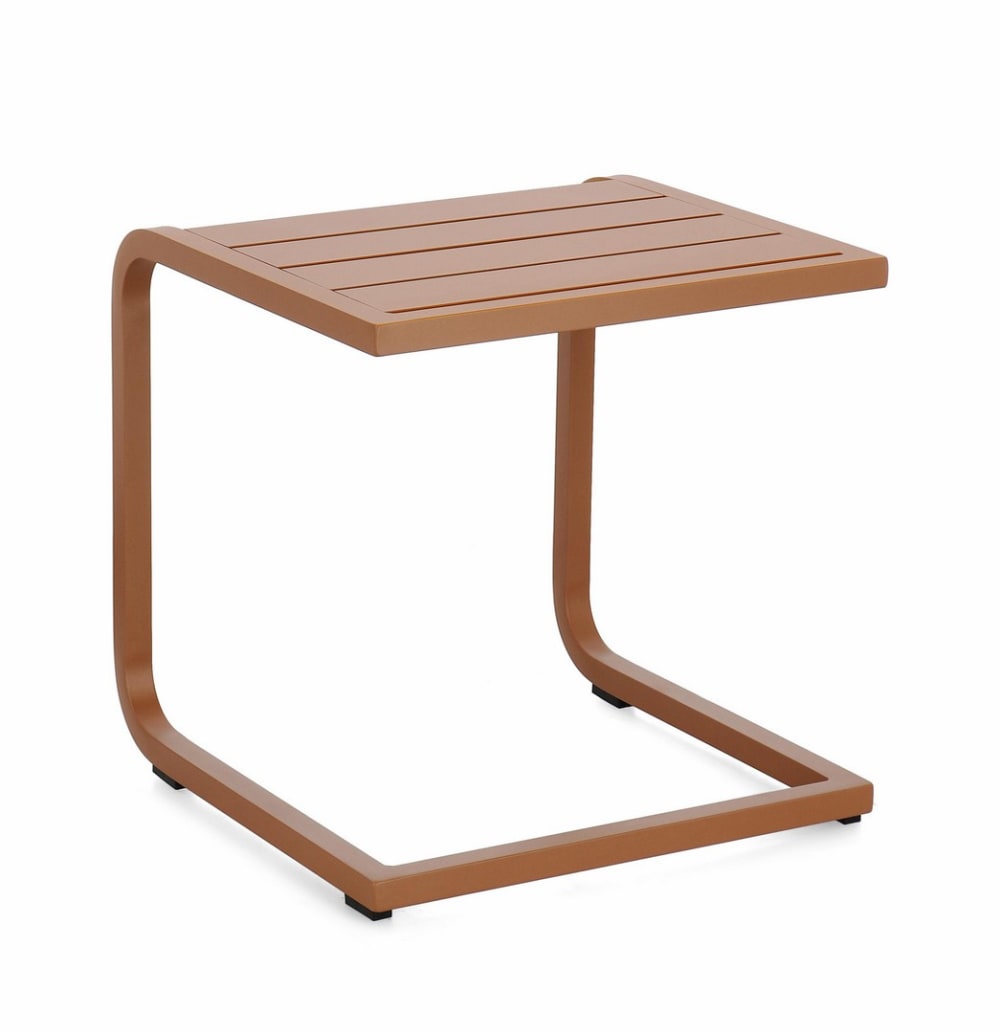Table basse en aluminium