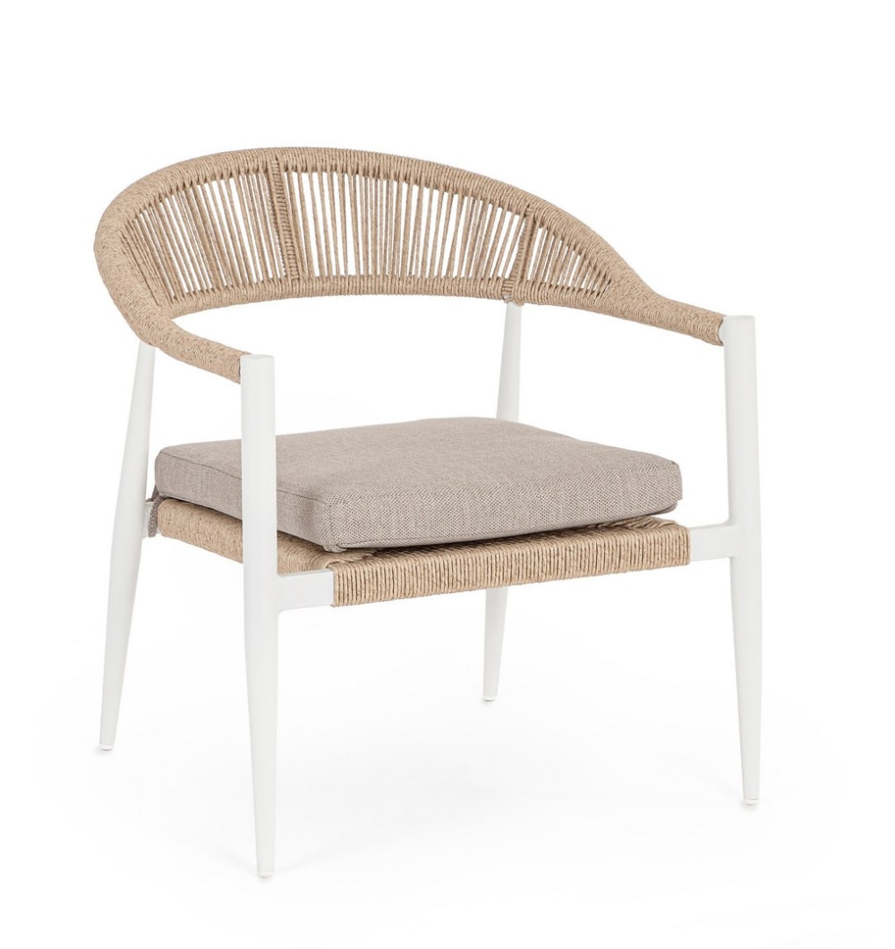 Fauteuil en aluminium - blanches