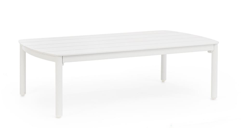 table basse en aluminium