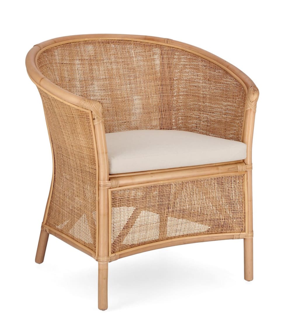 fauteuil avec structure - rotin