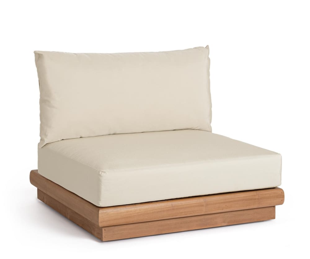 Fauteuil modulaire en - teck