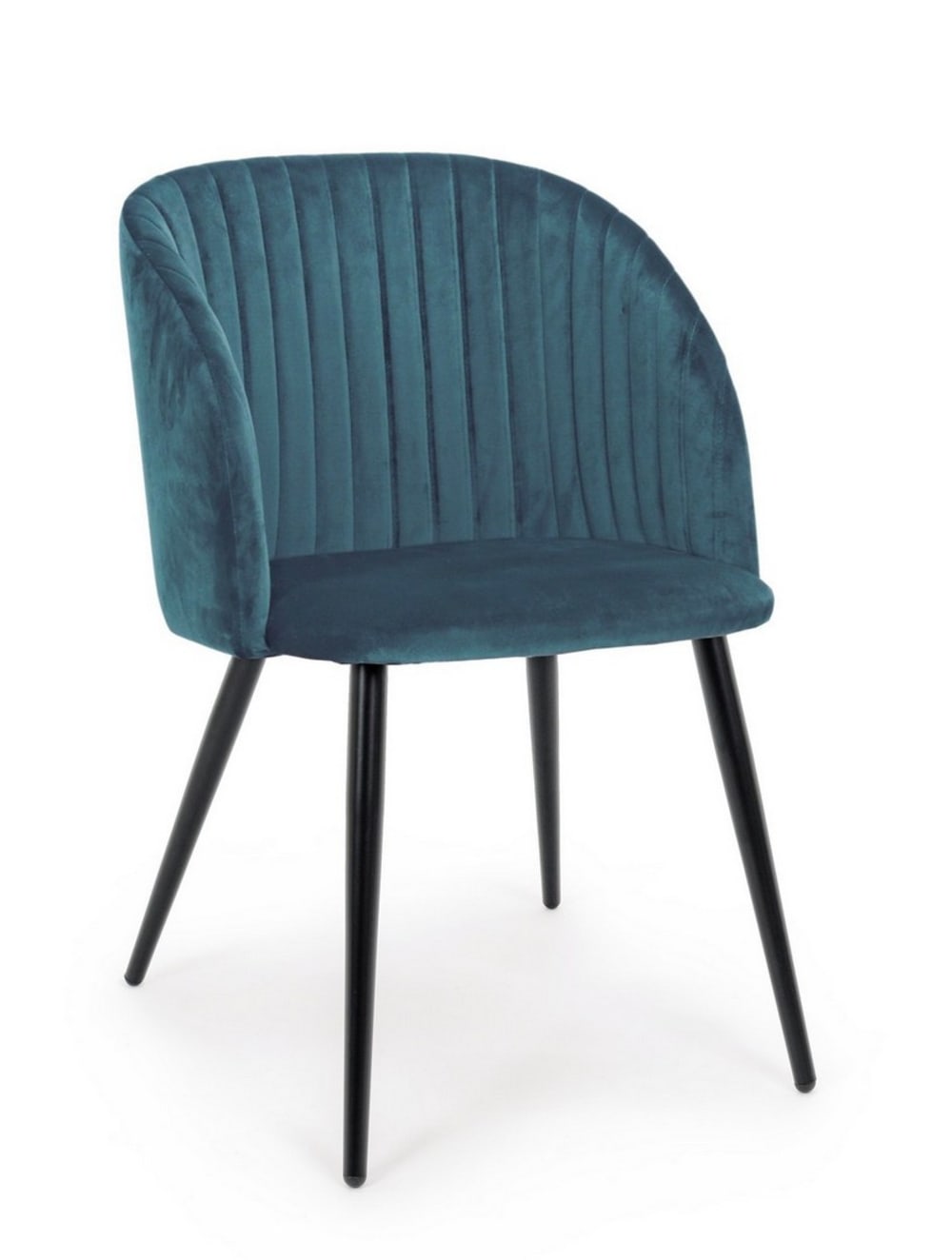 Ensemble de 4 chaises - bleues
