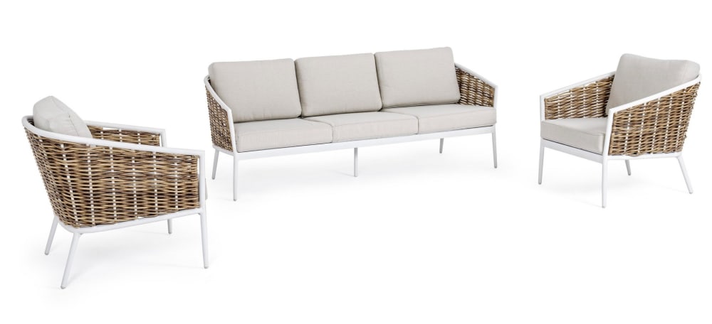 Salon en aluminium avec - tissage