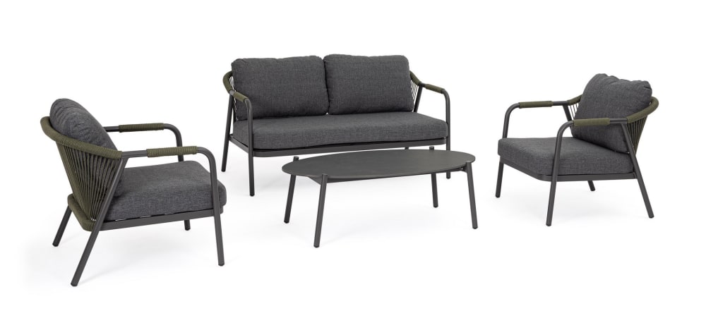 Salon en aluminium avec - corde