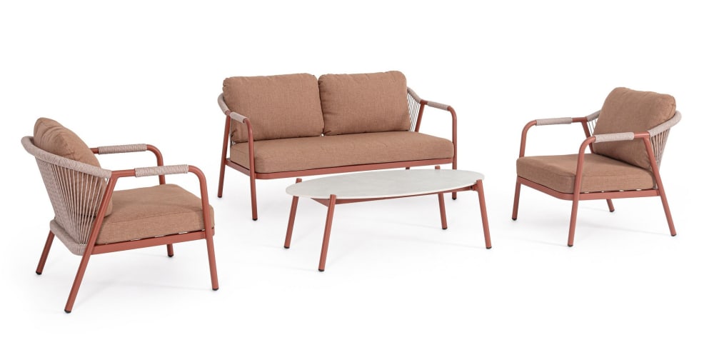 Salon en aluminium avec - corde