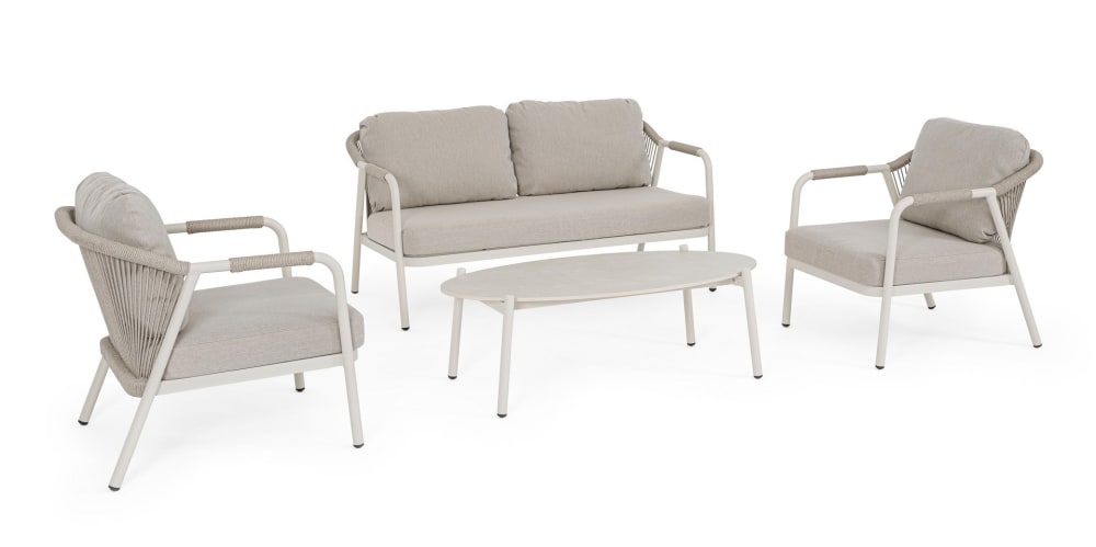 Salon en aluminium avec - corde