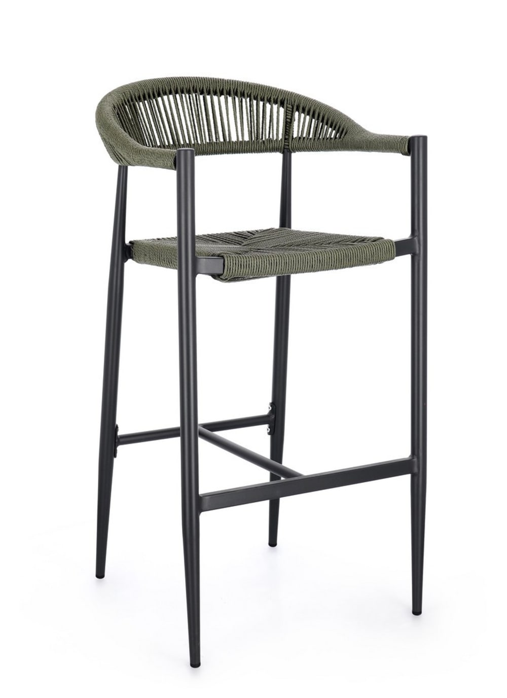 Lot de 6 tabourets en - aluminium fibre