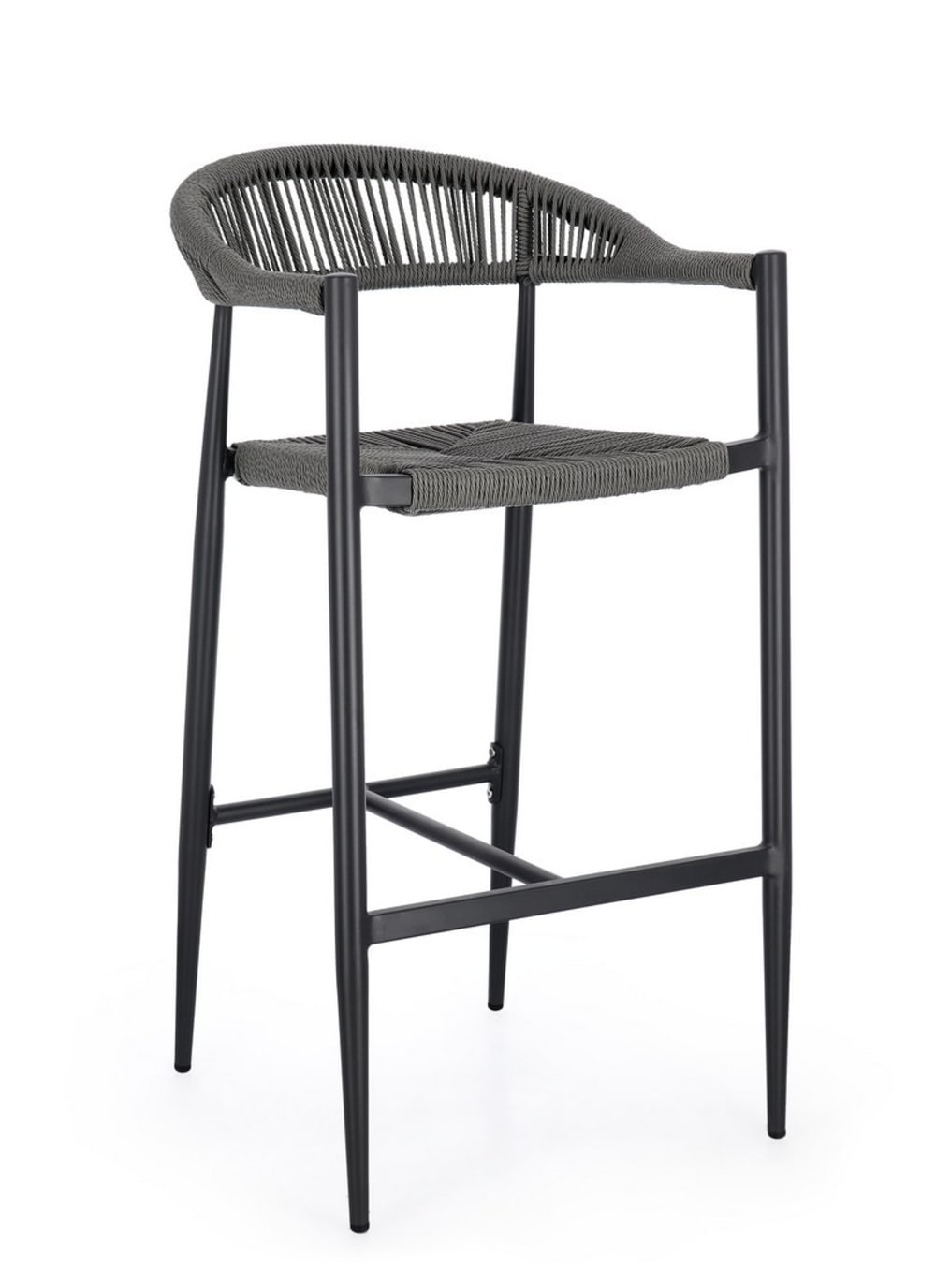 Lot de 6 tabourets en - aluminium fibre