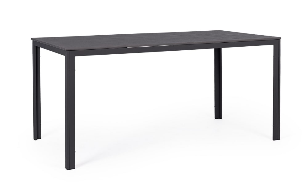 Table en acier avec plateau