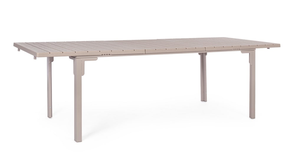 Table en acier avec plateau