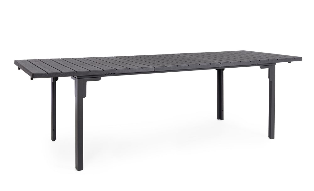 Table en acier avec plateau