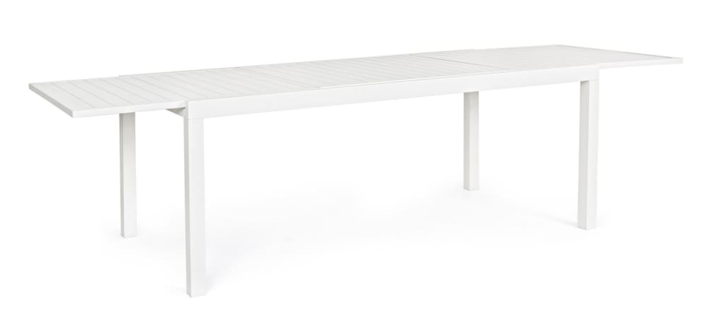 Table en aluminium à - blanche