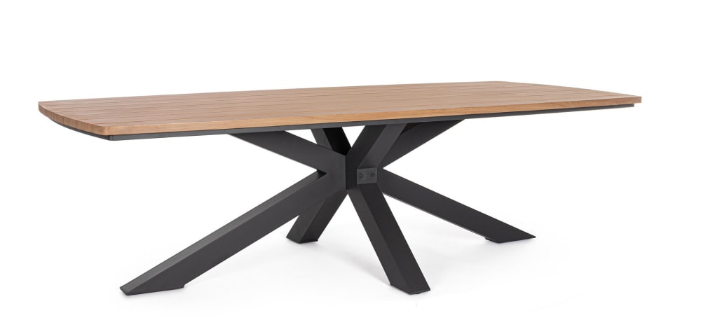 Table en aluminium avec - plateau
