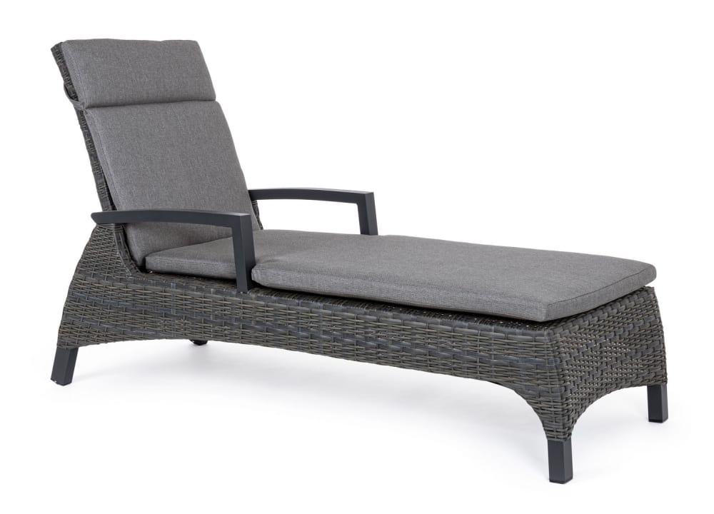 chaise longue en aluminium
