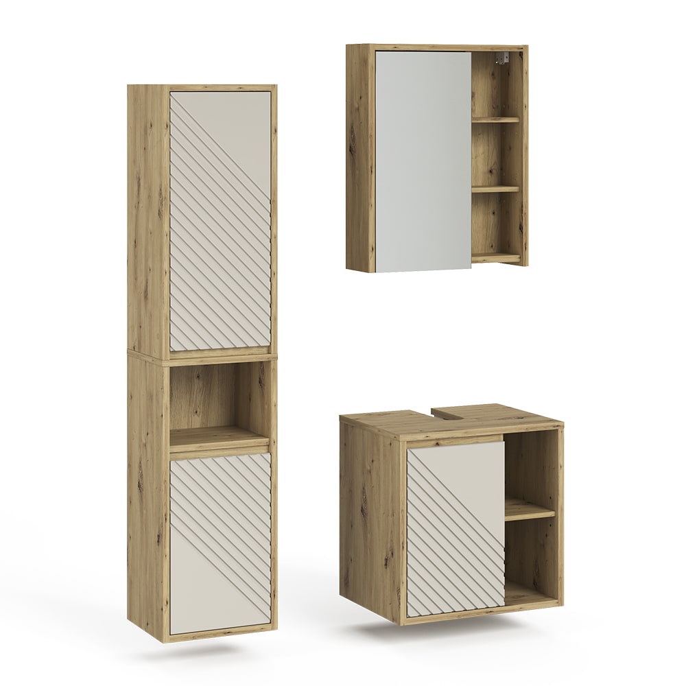 meubles bain 3 pièces