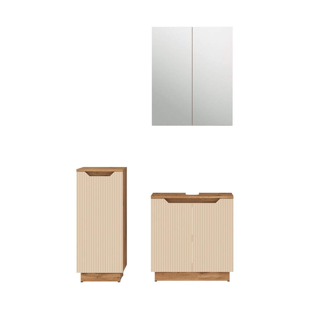 Meubles bain 3 pièces cachemire 60x62.1cm
