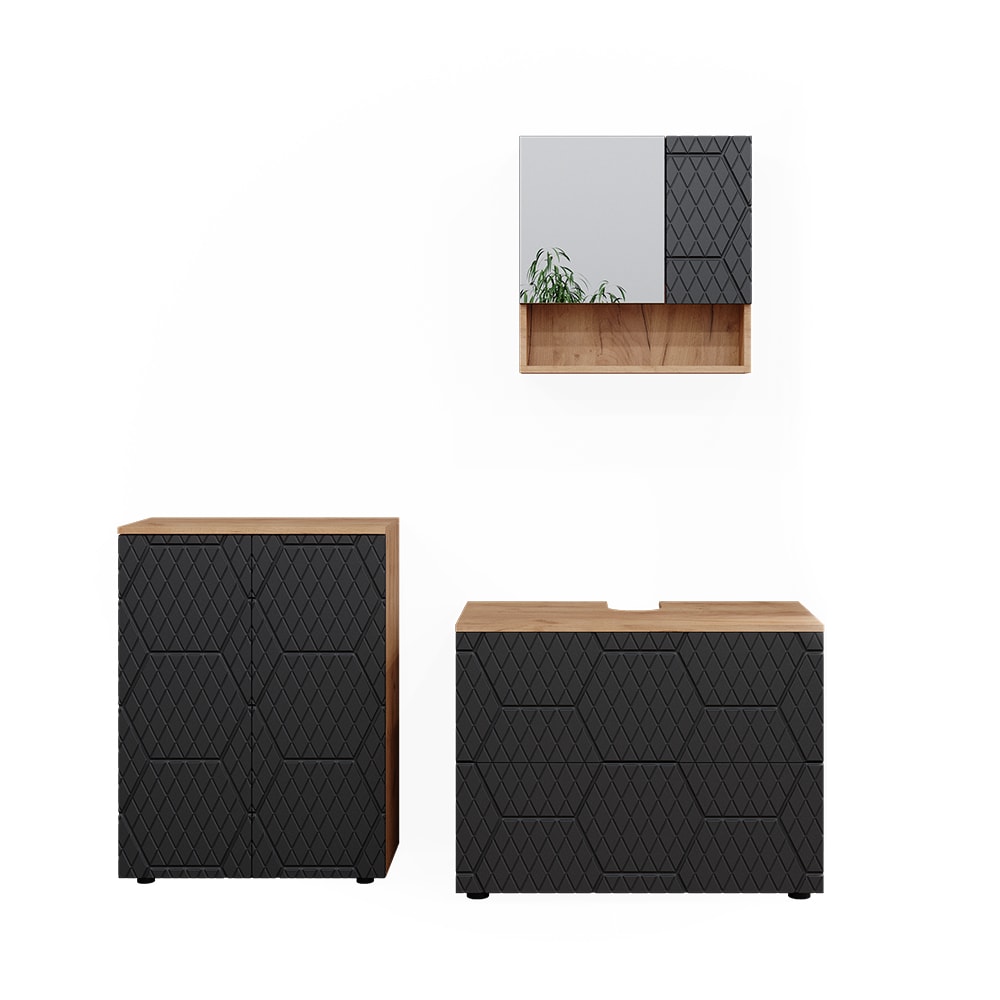 meubles bain 3 pièces,
