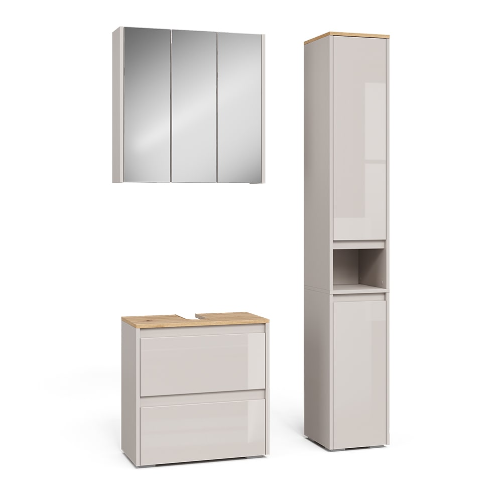 Meubles bain 3 pièces cachemire 60x62.1cm