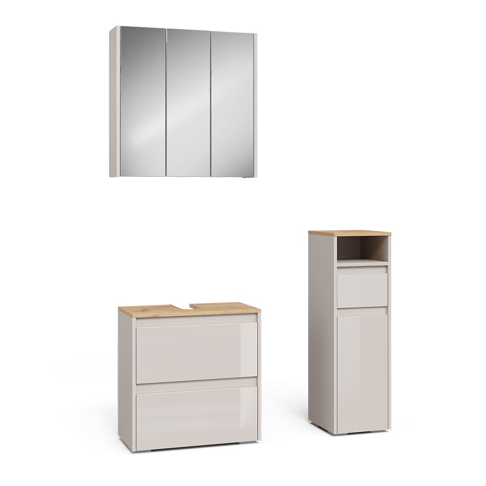 Meubles bain 3 pièces cachemire 60x62.1cm