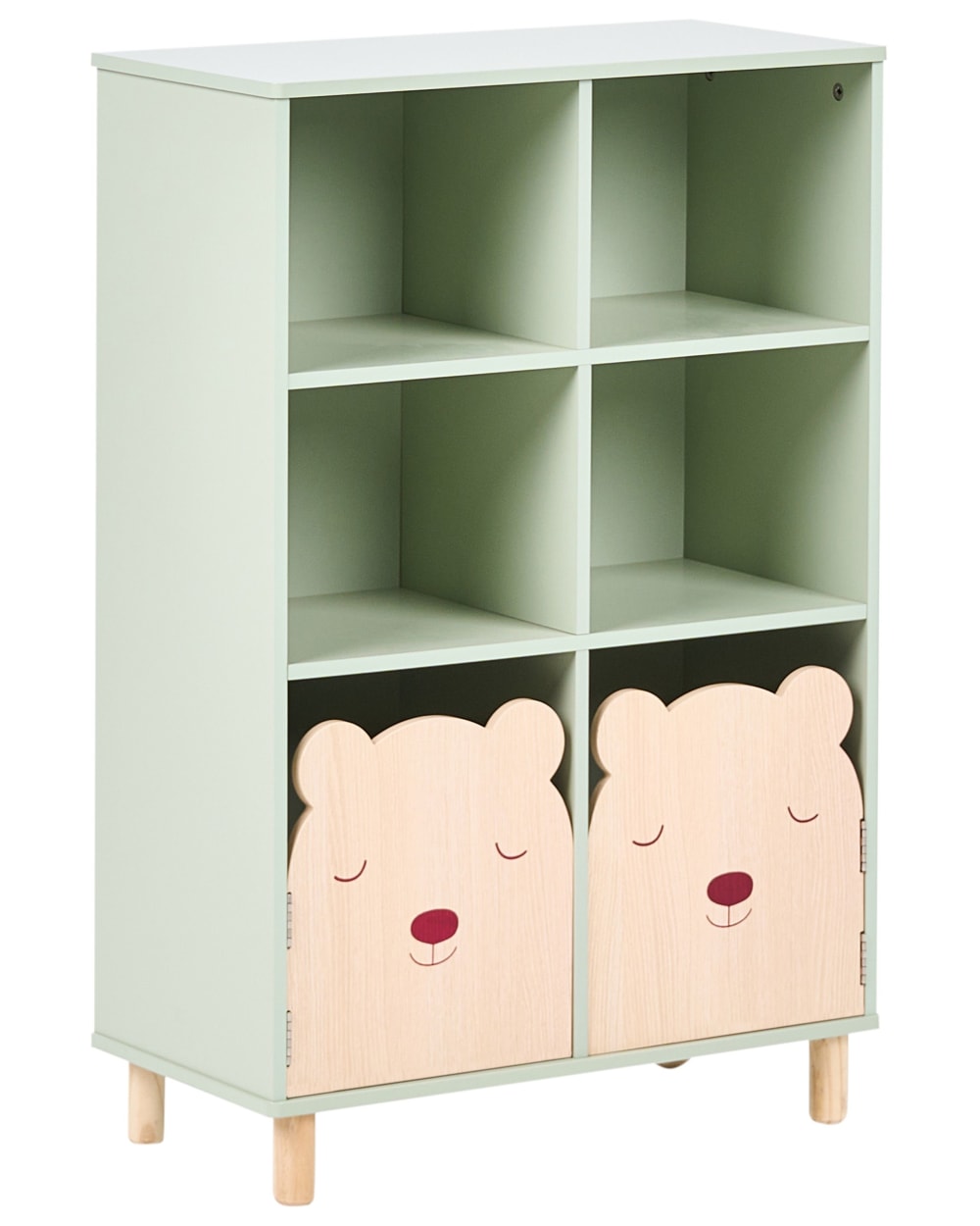Bibliothèque 3 étagères 90 cm vert clair Bibliothèque 3 étagères 90 cm vert clair