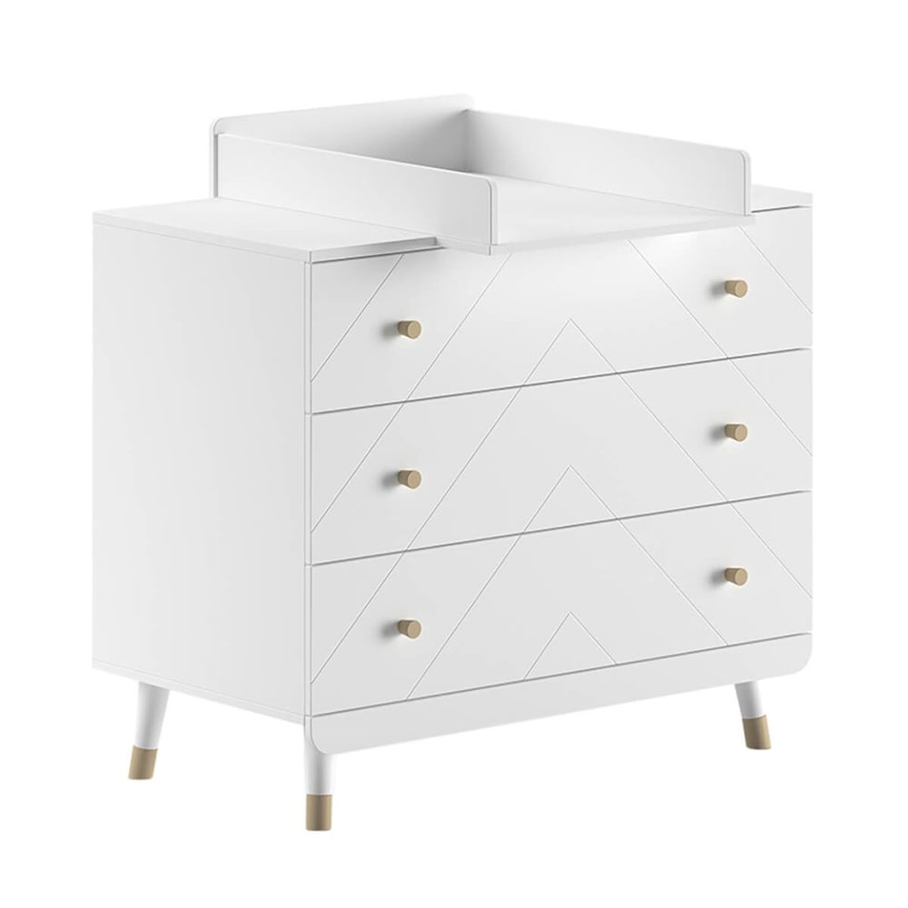 Table  à langer et commode - graphique