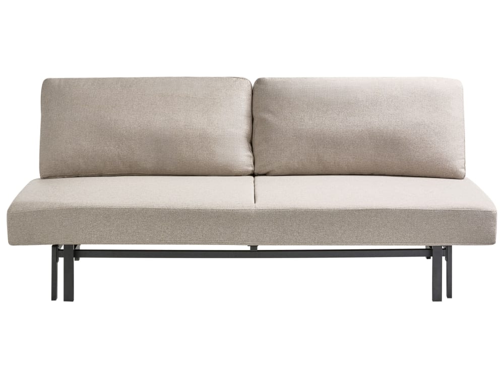 Canapé-lit 3 places tissu beige Canapé-lit 3 places tissu beige
