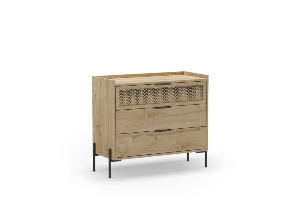 commode 3 tiroirs 94cm