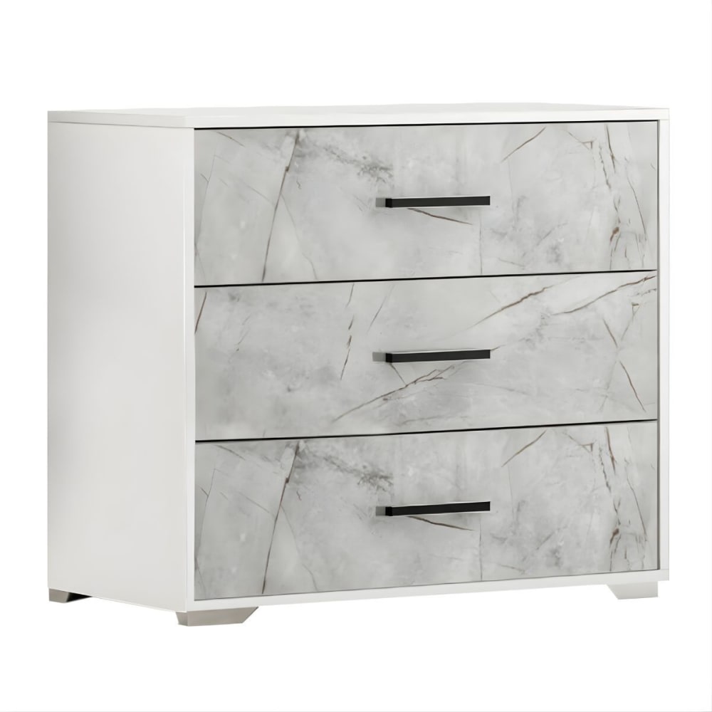 Commode  3 tiroirs laqué