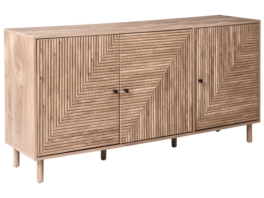Commode 3 portes marron clair Commode 3 portes marron clair